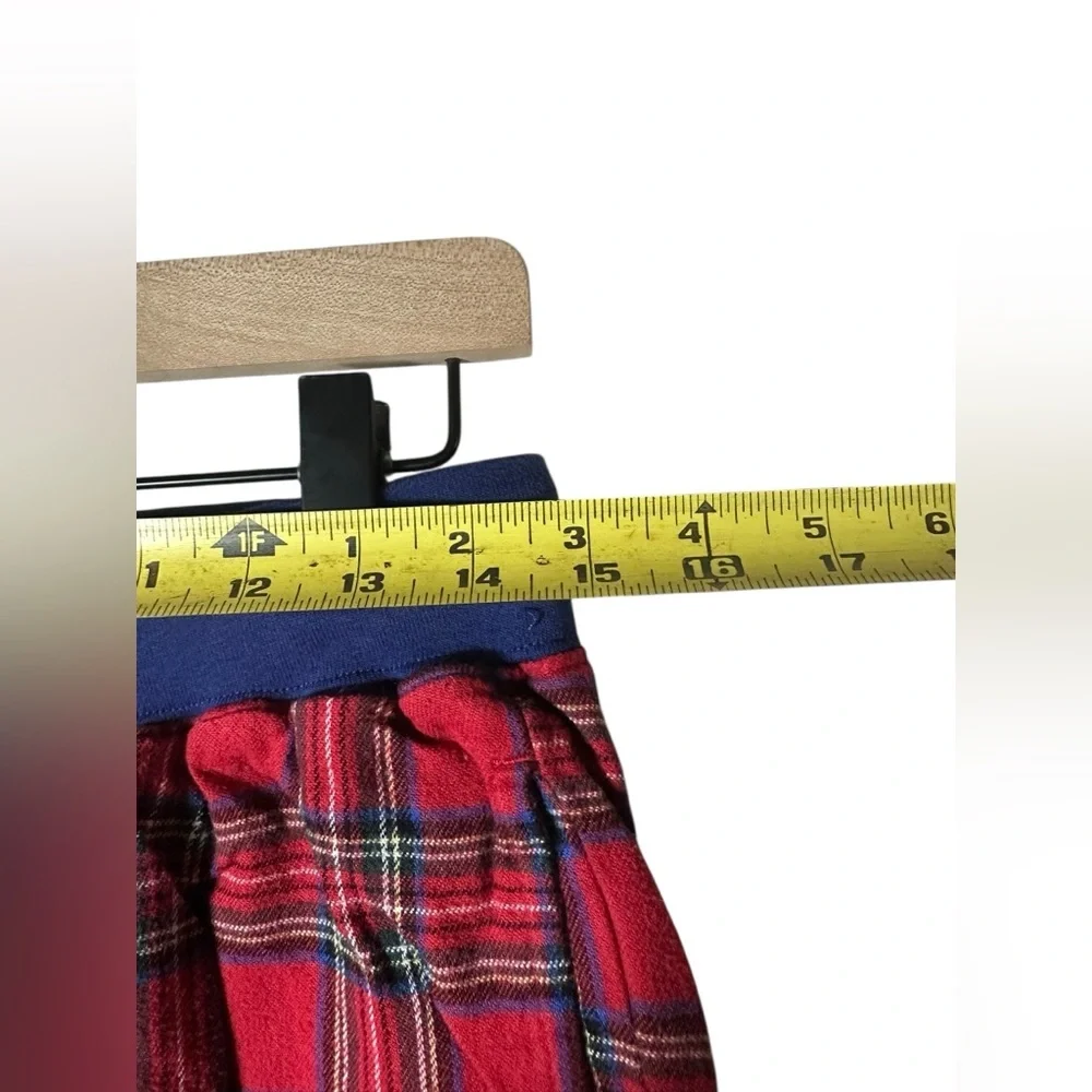L.L. Bean‎ Men’s Plaid Flannel Pajama Pants Red Blue M Regular
